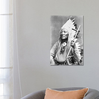 Chief Washakie by American Photographer - Wrapped Canvas Print