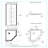 40'' W 75'' H Semi-Frameless Neo-angle Reversible Shower Kit