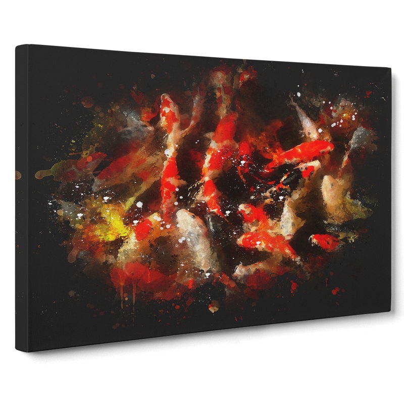 Many Fish - Wrapped Canvas, 60cm H x 91cm W x 3cm D