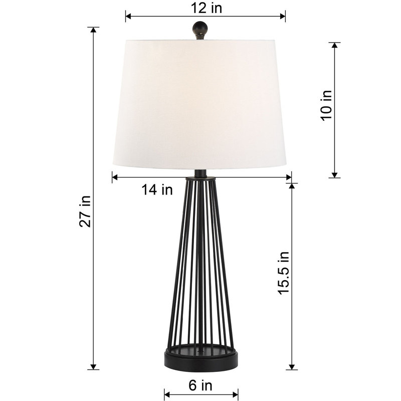 Donnybrook Metal Table Lamp, Black