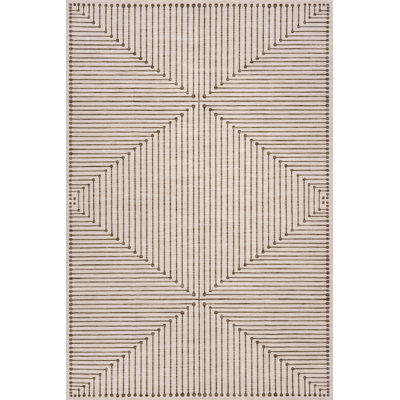  Perenna Geometric Washable Rug
