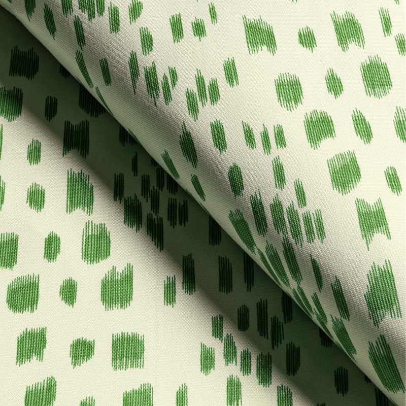 En Vacances II Les Touches II Fabric, Green