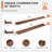 48" Walnut Floating Nursery Shelves (Set Of 4) – Long Wooden Floating Shelves For Kids' Library – Safety Front Lip Wall Storage For Toys, Books, And Nursery Decor-481743428