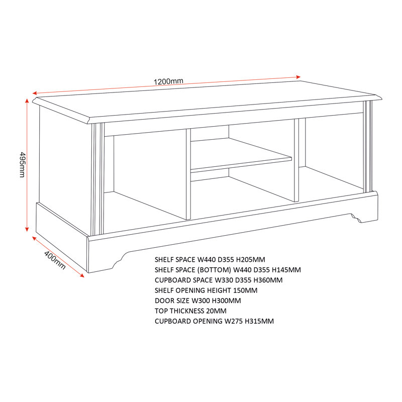 Clarita TV Stand