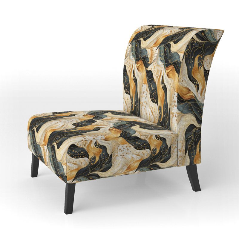 Fauteuil de chambre Mystic Abstract Fusion - Velours rembourré Glam