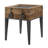 Rustic Accent Table with Tapered Leg