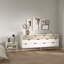 Ensemble de chambre à coucher - commode double et table de chevet 8 tiroirs Justus-763998391