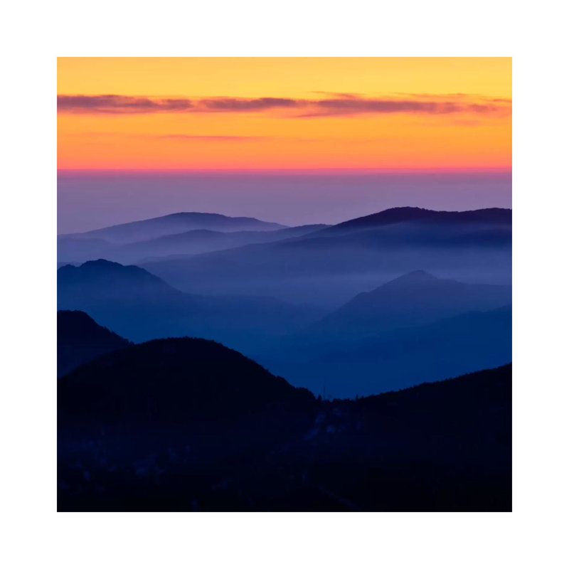 Rising Mist #2 by Dan Ballard - Wrapped Canvas Print