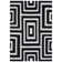 Santa Fe Silver/Black Area Rug