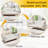 69''Modern Teddy Tufted Convertible Futon Sofa Bed-1463858765