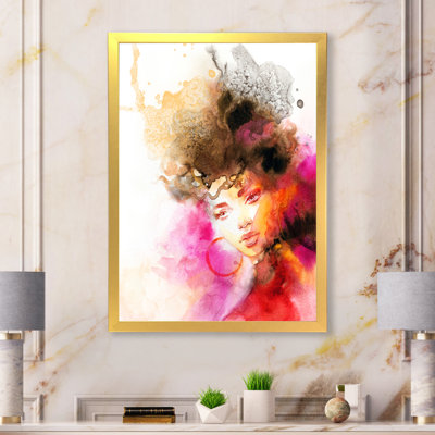 - Œuvre d'art sur toile glamour