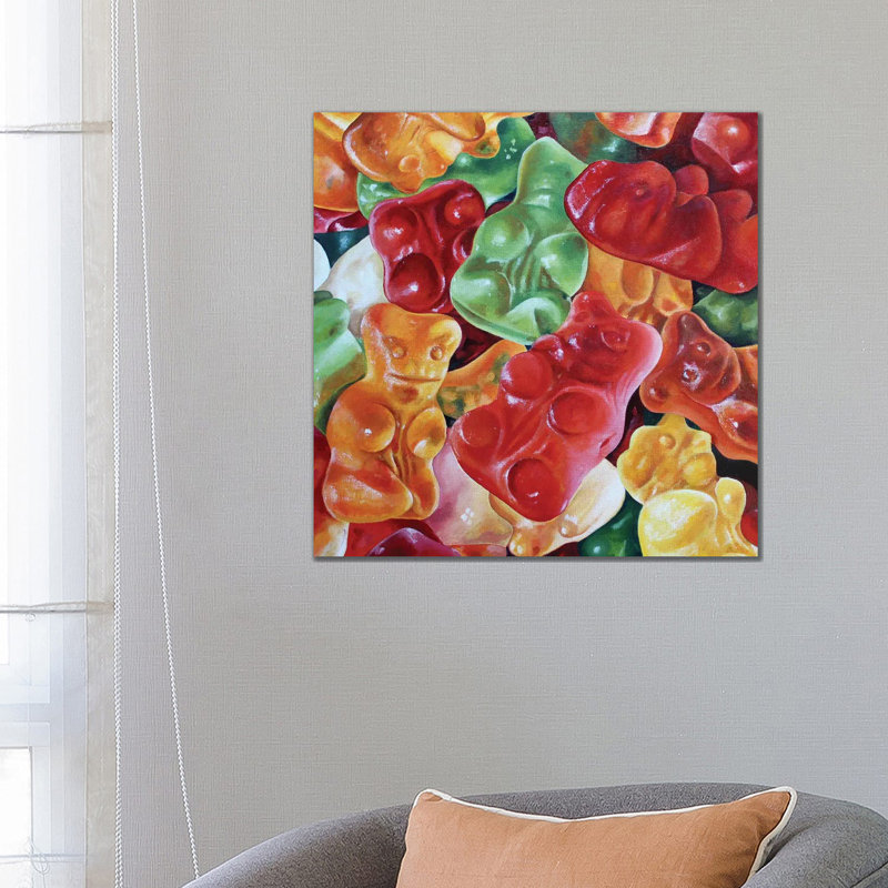 Bear Pit 1 Piece Wall Art on Canvas, 66.04 cm H x 66.04 cm W