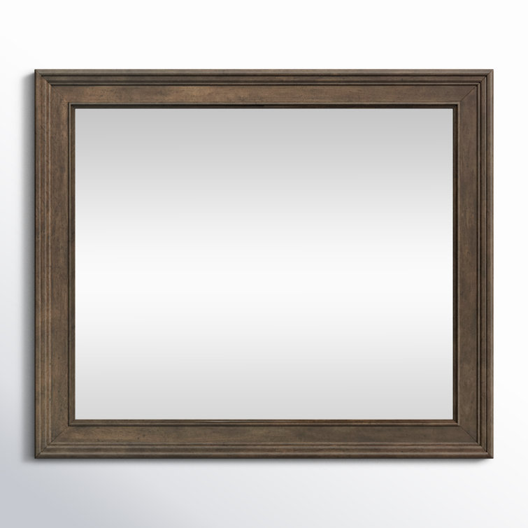 Lenny Solid Wood Flat Dresser Mirror