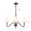 Lustre noir 30 po Sloan-911612822