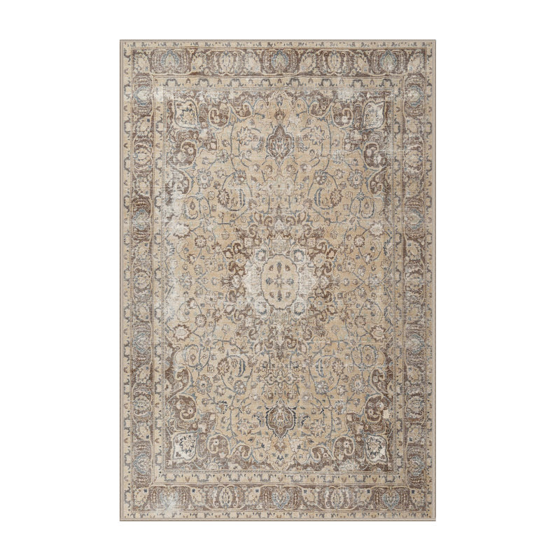 Performance Wool Oriental Indoor Rug, Rectangle 4' x 6'