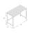 Kendralyn Metal Base Writing Desk