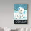 « polar ours sainte night », reproduction de peinture à l’acrylique sur toile tendue-33556511