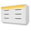 120 cm W Chest of 6 Drawers