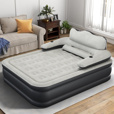 Matelas gonflable 18 po avec tête de lit Ivy Bronx