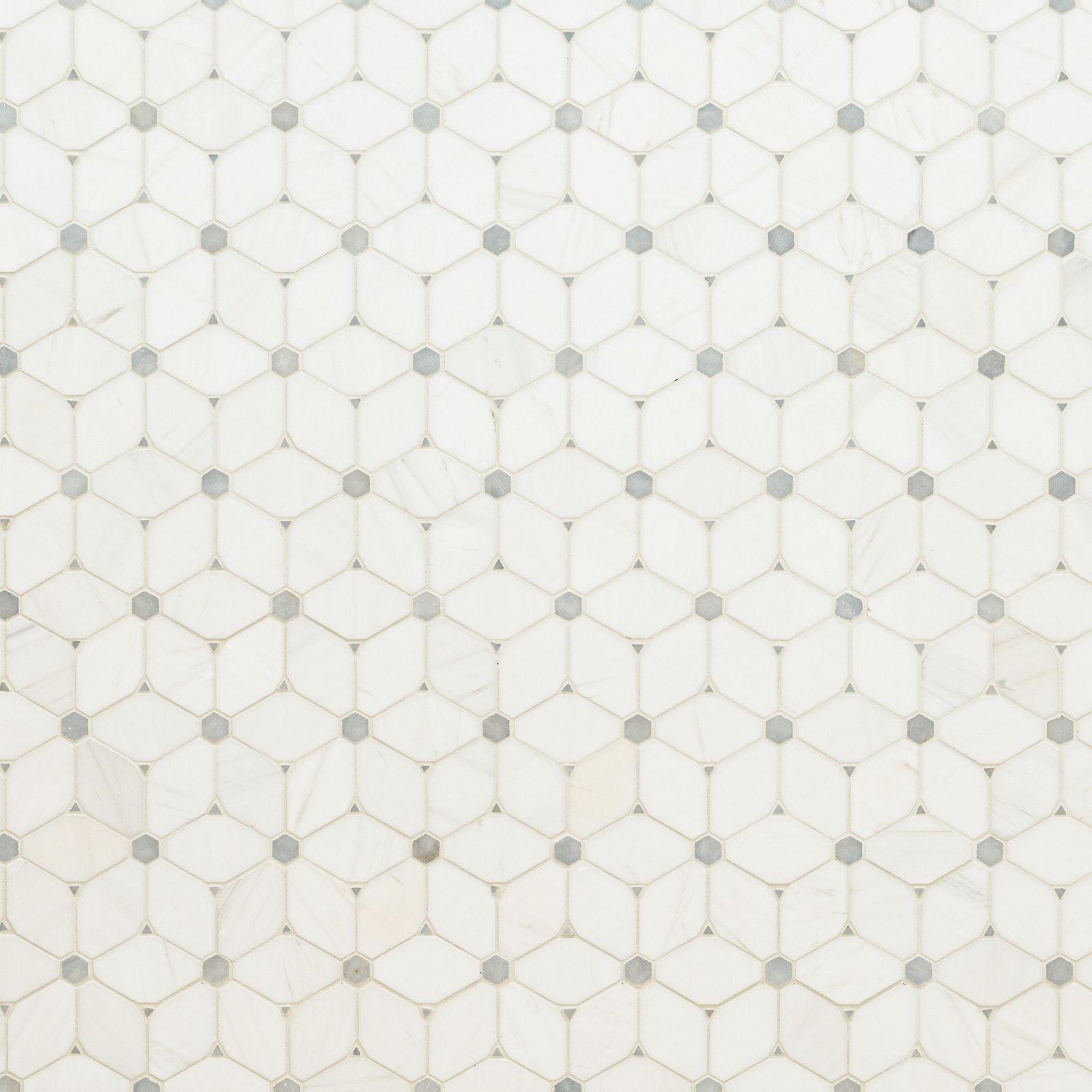 11" x 13" Marble Mosaic Tile, Lucera Abri