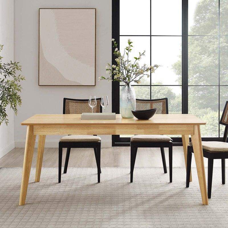 Oracle 69" Mid-Century Modern Oak Dining Table