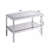 W 39.5" X D 19.5"X H 19.5" 2-Layer Crystal Mirror Stainless Steel Frame Coffee Table For Use In Offices Shops Living Rooms Or Bedrooms
