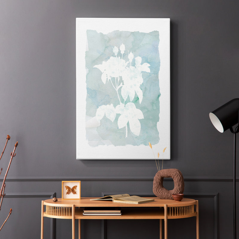 Silhouette Botanical II - Cavas enveloppés de galerie, H 12 po x l 8 po