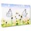 Two Butterflies Upon Yellow Flowers In Abstract - Wrapped Canvas Painting-55301875
