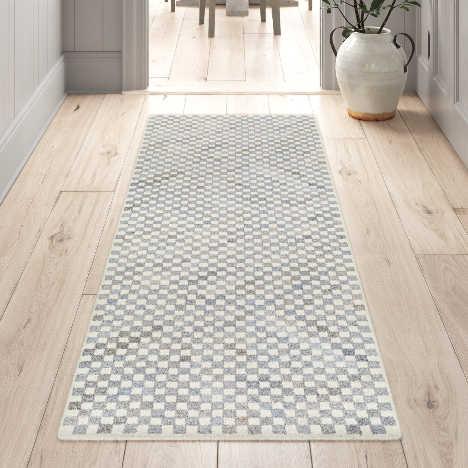 Mariner Hand Tufted Beige, Yellow, Tan Rug, Runner 2'6" x 8'