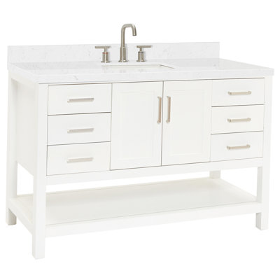 ARIEL Magnolia 54 Single Bathroom Vanity with Top