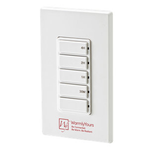 Thermostat programmable chaud WarmlyYours - blanc