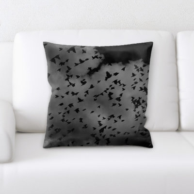 Coussin décoratif oiseaux