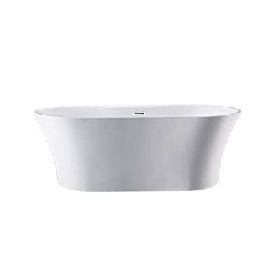 67'' x 31.5'' Freestanding Soaking Acrylic Bathtub