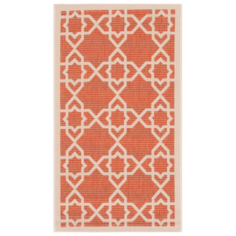Dirks Performance Geometric Indoor/Outdoor Area Rug, Rectangle 2' x 3'7"