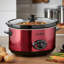 VonShef Slow Cooker - Nordic Design Large Slow Cooker with Removable Non-stick Ceramic Bowl-34155198-34078774