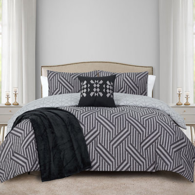 Cantrelle 5pc Full/Queen Comforter Set