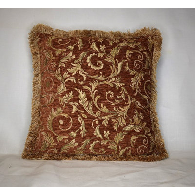  Floral Polyester Throw Pillow