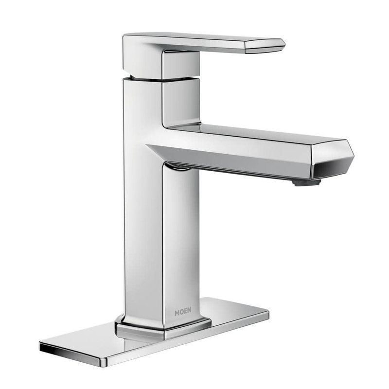 Robinet de salle de bain à un trou Neese avec ensemble de bonde à poussoir Neese