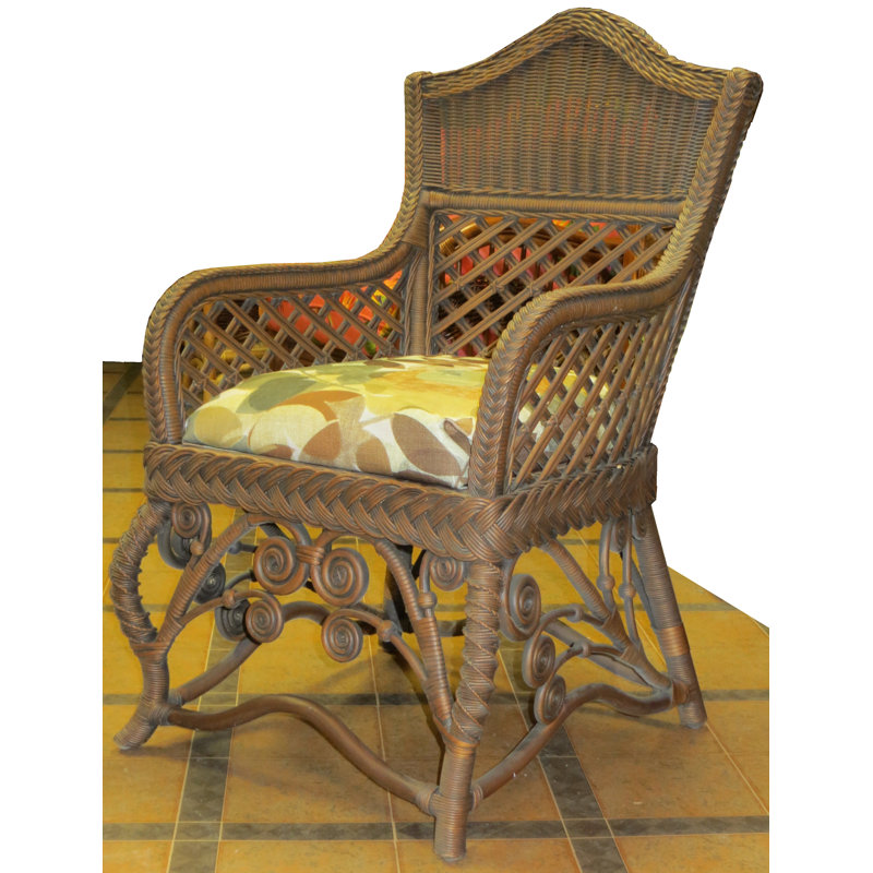 Chaise rembourrée Mathys, Brun délavé, Café Callie