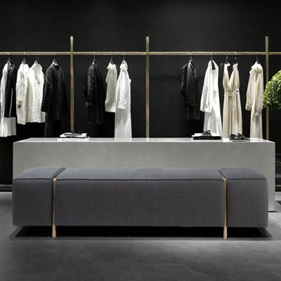 Banc vestiaire vestiaire et tabouret de repos