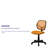 Low Back Mesh Swivel Task Office Chair with Curved Square Back-15040625-15040629