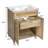 30-Inch Bathroom Vanity: Handwoven Rattan Doors
