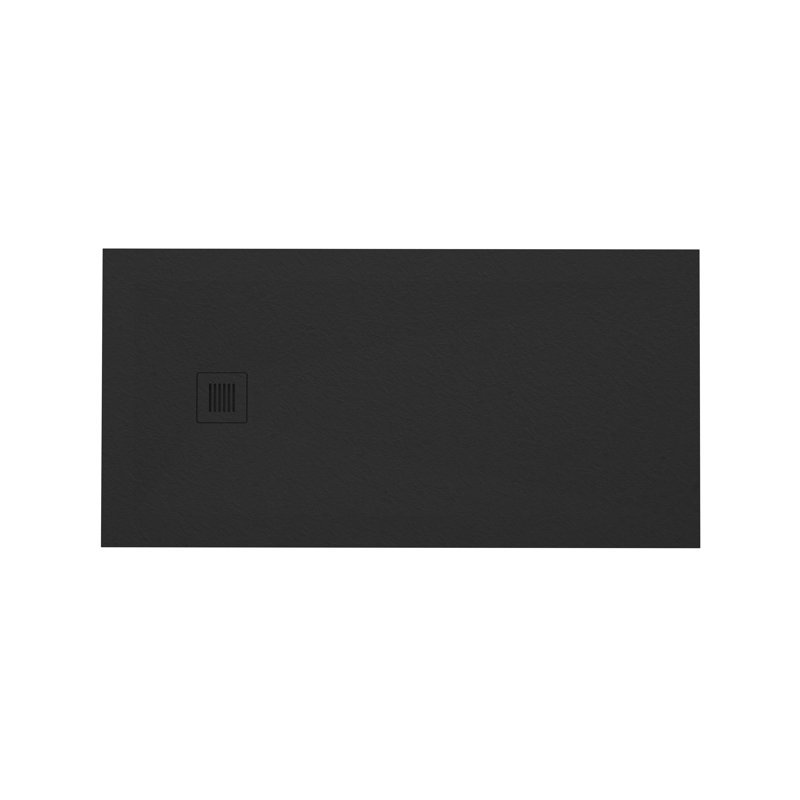 Base de douche l 60 po x P 30 po Feel, Noir ardoise