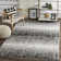 Riebe Abstract Silver/Black Area Rug