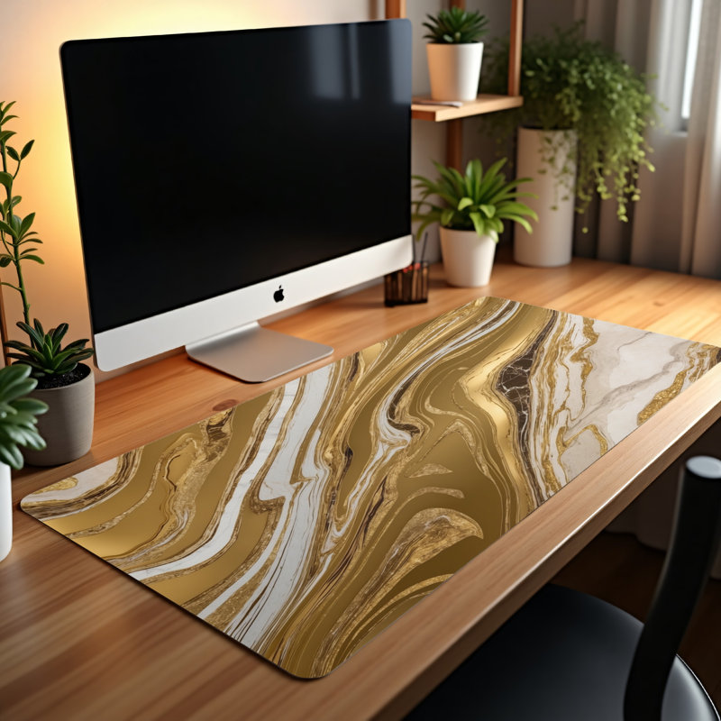 Polyester Desk Pad, 14.4x12.1