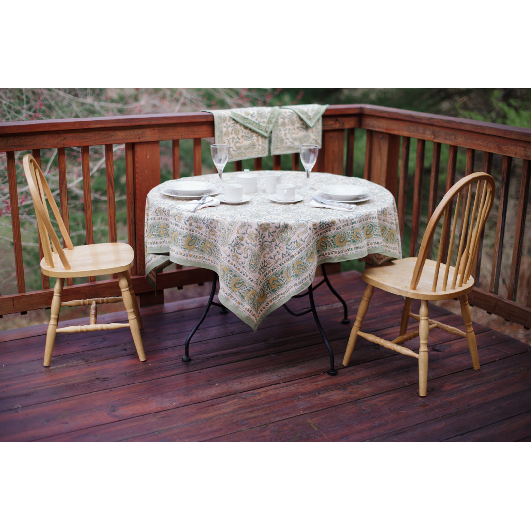 Rajasthan Paisley Tablecloth HOMESTEAD J.E.GARMIRIAN AND SON INC 