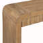 Console rustique avec façade de tiroir cannelée-142339307