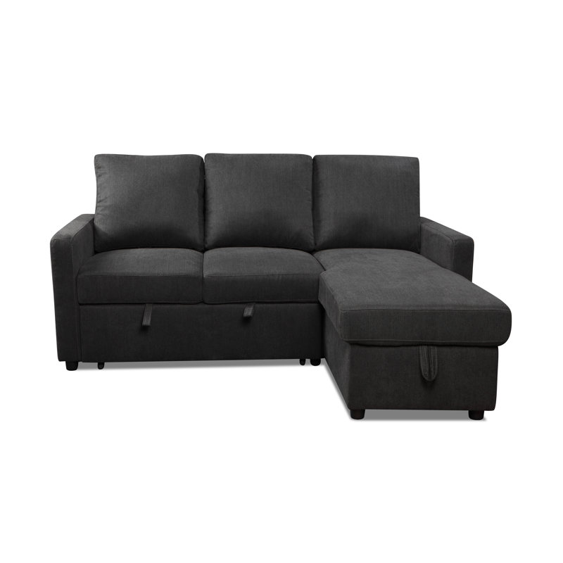 Manha 3 Seater Sofa Bed, Charcoal