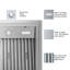 Hotte de cuisine encastrée Victory de 91 cm (36 po) et 900 pi³/min (25,4 m³/min) en acier inoxydable avec double ventilateur puissant, filtres à chicane, interrupteur rotatif à 4 vitesses et DEL à intensité variable.-136379324