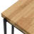 Luka Oak Wood Side Table Large (Not Include Stools)